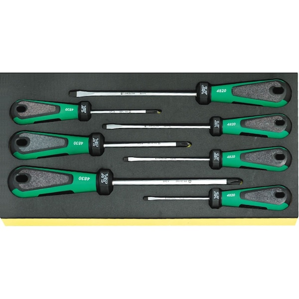 Stahlwille Tools 3K DRALL set of screwdrivers i.TCS inlay No.TCS 4820/4830 1/3-tray7-pcs. 96838184 - main